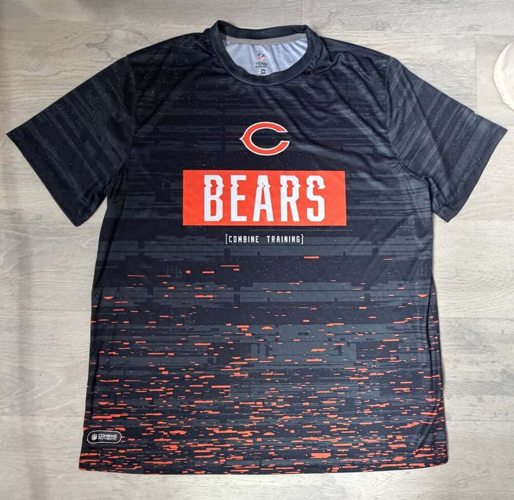New Era Chicago Bears NFL Team Apparel T-Shirt Size XXL Black